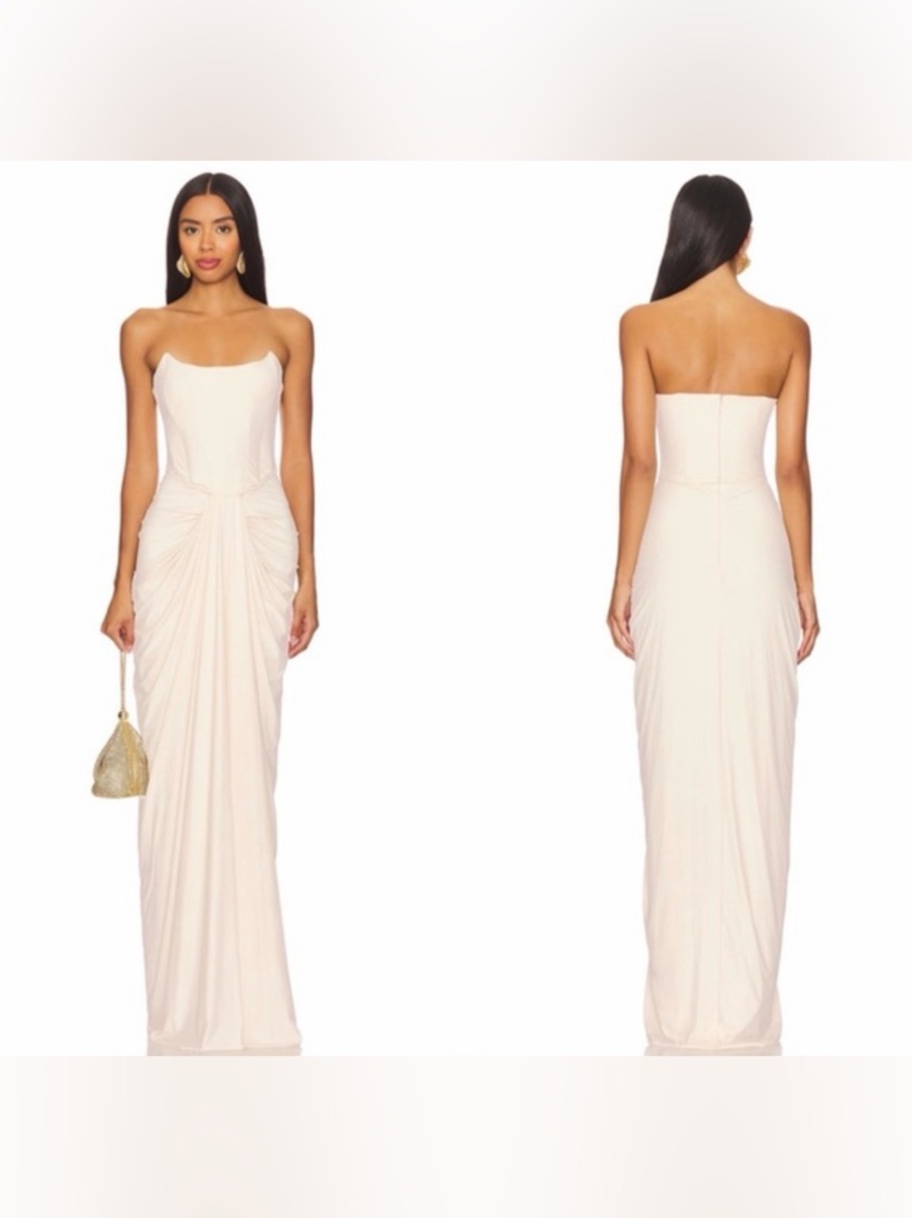 NWOT DEME BY GABRIELLA PEARL GOWN